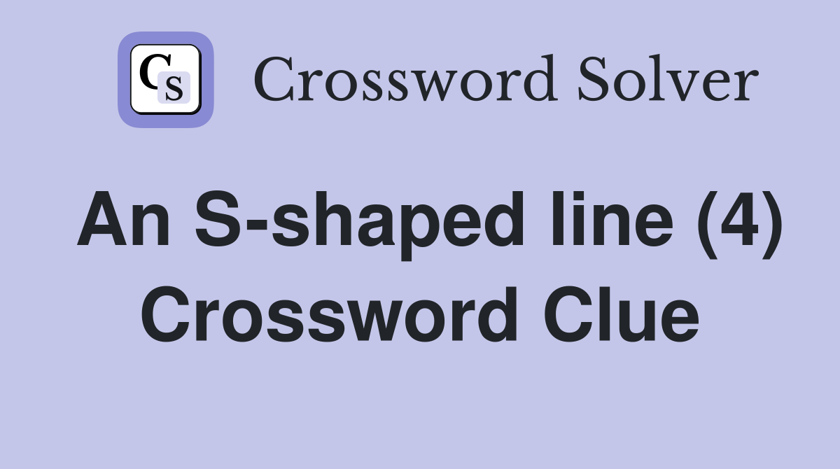 S Shaped Line